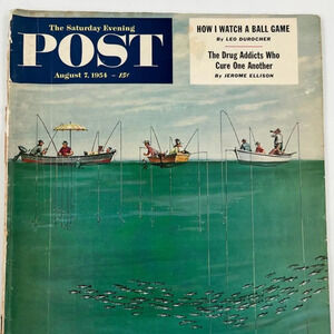 Saturday Evening Post from August 7,1954 - The Drug Addicts Who Cure One Another